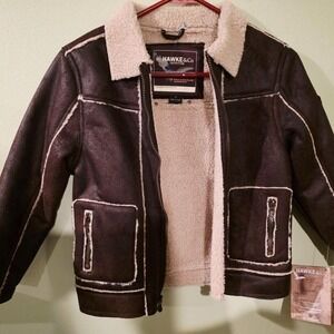 BRAND NEW WITH TAGS!! Hawke & Co. Outfitter Youth Sherpa lined unisex jacket